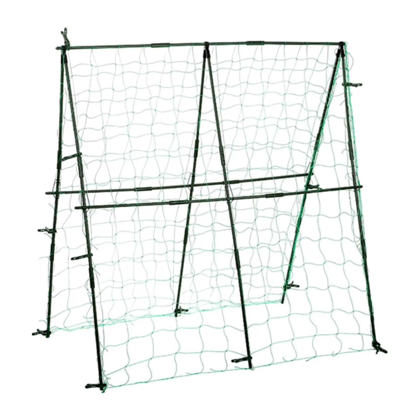 

Cucumber Trellis Sturdy with Netting for Raised Bed Climbing Plants Outdoor