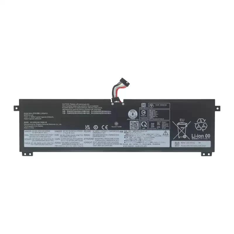 

Аккумулятор для ноутбука L23M4PG1 L23D4PG1 L23B4PG1 L23C4PG1 L23L4PG1 15.6V 5450MAH/85WH для серии Thinkbook14 G6+