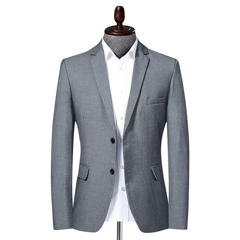 

Spring Autumn Mens Slim Fit Business Casual Suit Plus Size Suit Jacket 4xl 5xl 6xl Men Blazers Formal Office Wear Dress Suit