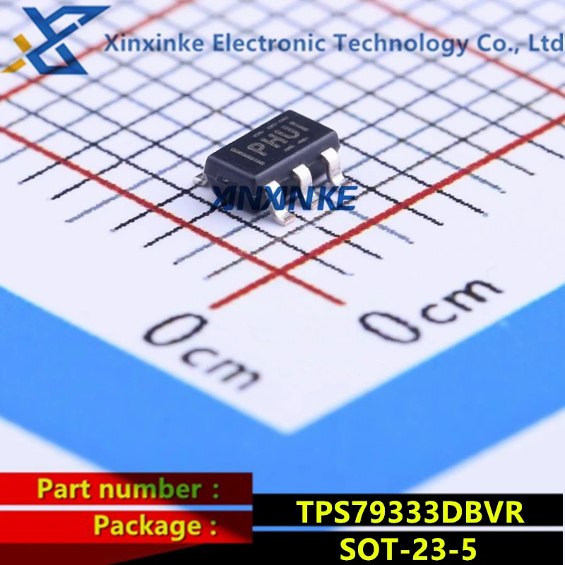 เครื่องหมาย TPS79333DBVR SOT-23-5: หน่วยงานควบคุมแรงดันไฟฟ้า Phui LDO 200mA 3.3V Hi PSRR การจัดการพลังงานต่ำตัวควบคุมเชิงเส้น