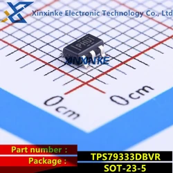 TPS79333DBVR SOT-23-5 Mark:PHUI LDO Voltage Regulators 200mA 3.3V Hi PSRR Low Dropout Linear Regulators Power Management ICs
