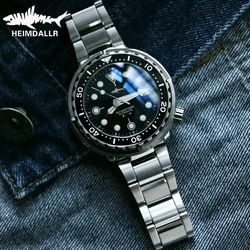 HEIMDALLR Tuna Men Dive Watch NH35 Stainless Automatic Mechanical Wristwatches Sapphire Crystal C3Super Luminous 200M Waterproof