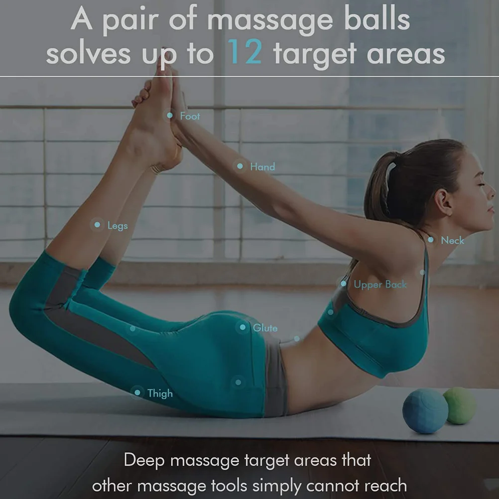 

1Pcs Silicone Anti-Burst Yoga Ball Massage Roller for Muscle Pain Relief Pilates Exercise Balancer Trainer Anti-Burst Yoga Ball