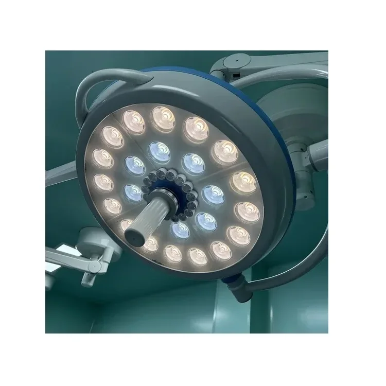 Portable Single Head LED 500 Operating Light Medical Electric Power Source for Operating Room Emergency Plastic Metal