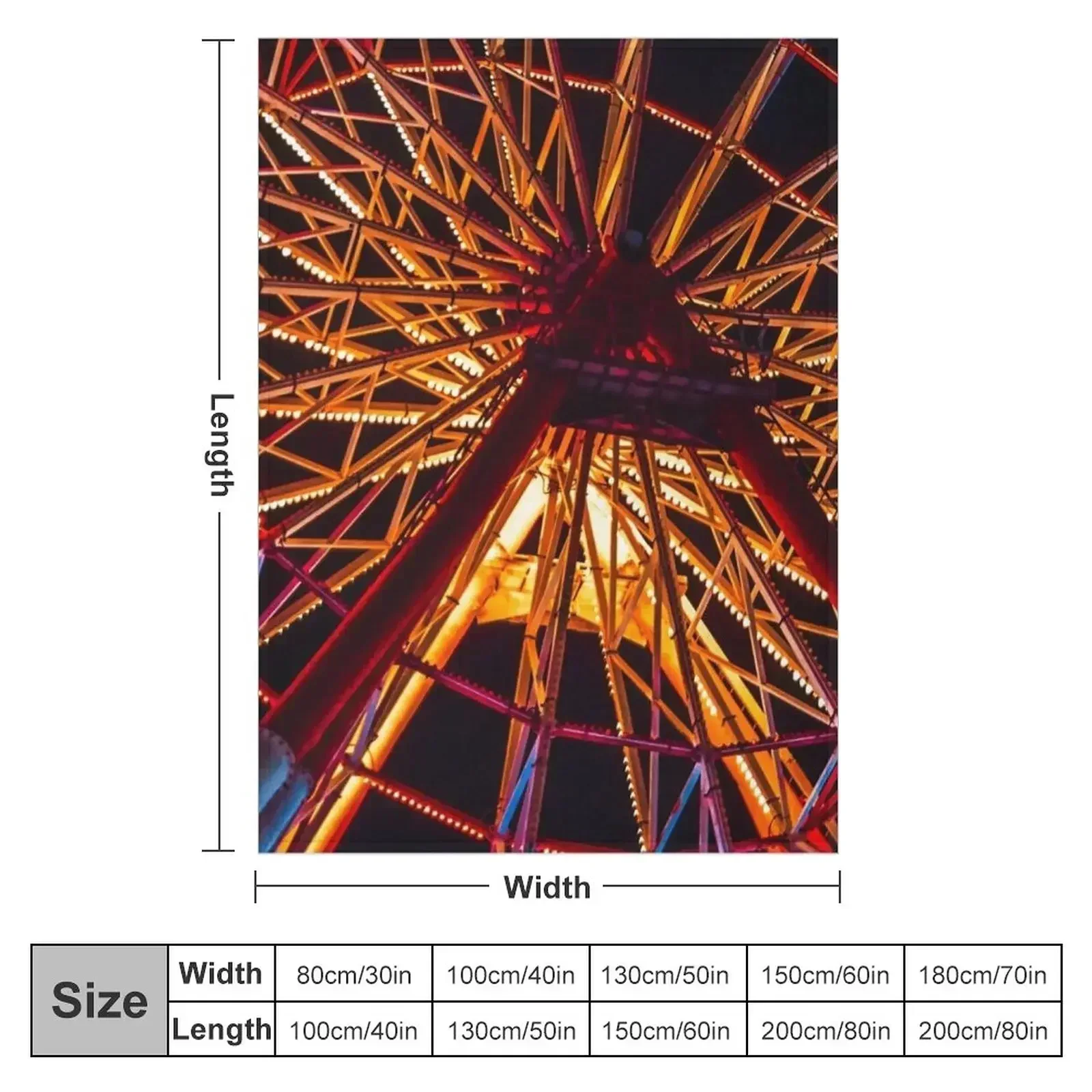 New Ferris Wheel Big Wheel Throw Blanket halloween Sofa Quilt Sofa Throw Blankets For Sofas Vintage decorative Blankets