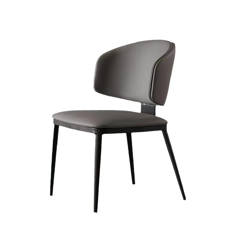 

Dining chair Modern simple dining table and chairs Household back chair Premium light luxury hotel restaurant stool