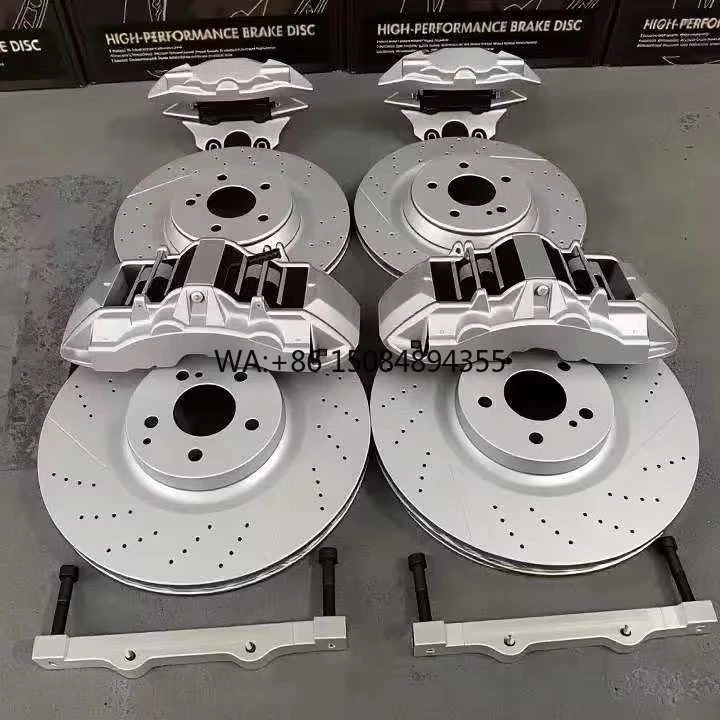 

Eight Front Four Rear Aluminum Brake Caliper Set, High Performance Brake Upgrade, Universal Auto Refit Mod Parts