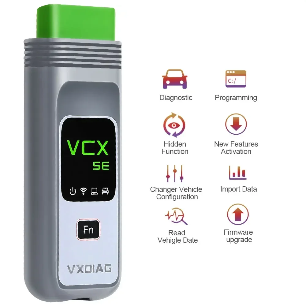 VXDIAG VCX SE 3 in 1 Pro Diagnostic Tool Free Car Software for GM / Ford /Mazda / VW /Audi / Honda /Volvo/Toyota/JLR/Subaru