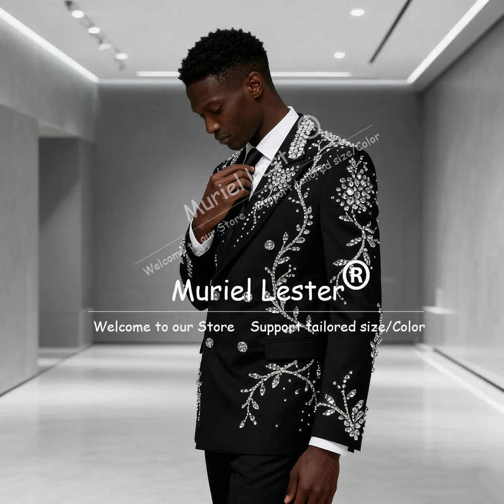 

Металлические ювелирные изделия с камнями, свадебные костюмы для мужчин, двубортные пиджаки для выпускного вечера, индивидуальный мужской наряд, сценические смокинги для жениха