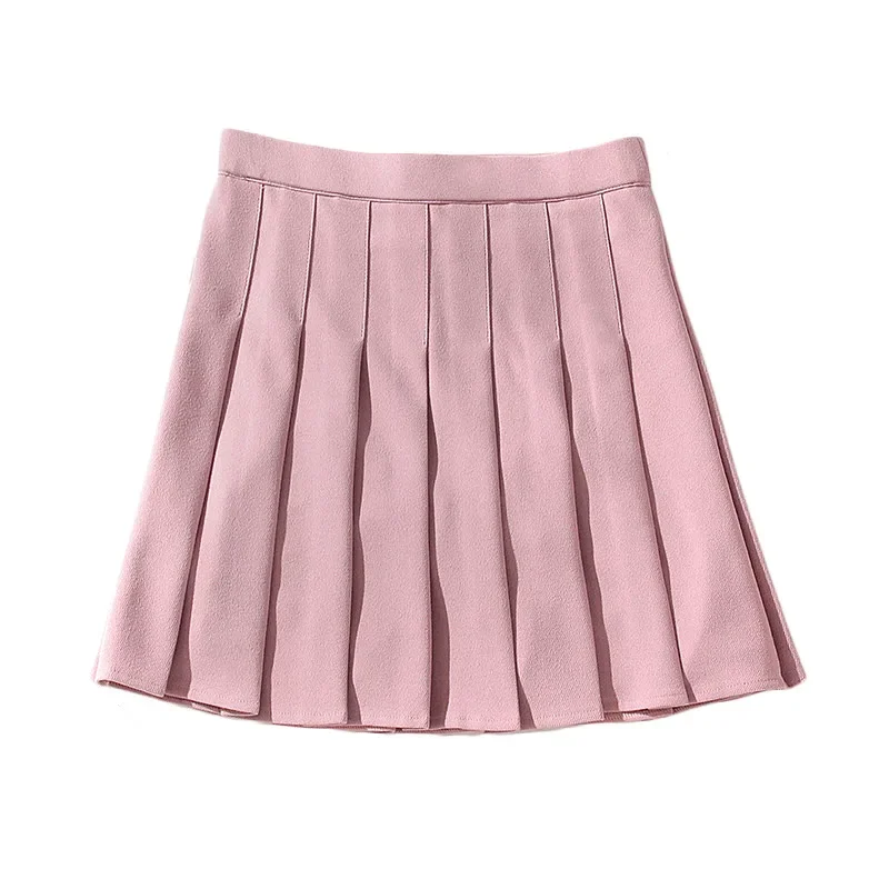 High Waist Pleated Kawaii Harajuku Skirts Women Girls Lolita A-line Sailor Preppy School Uniform Faldas Mujer Moda 2023