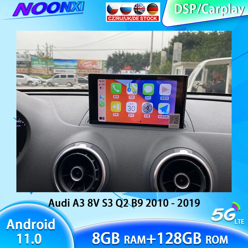 

Для Audi A3 8V S3 Q2 B9 2010-2019 центральный мультимедийный Android автомобильный радиоприемник Carplay беспроводной Автомагнитола Navi мультимедийный плеер