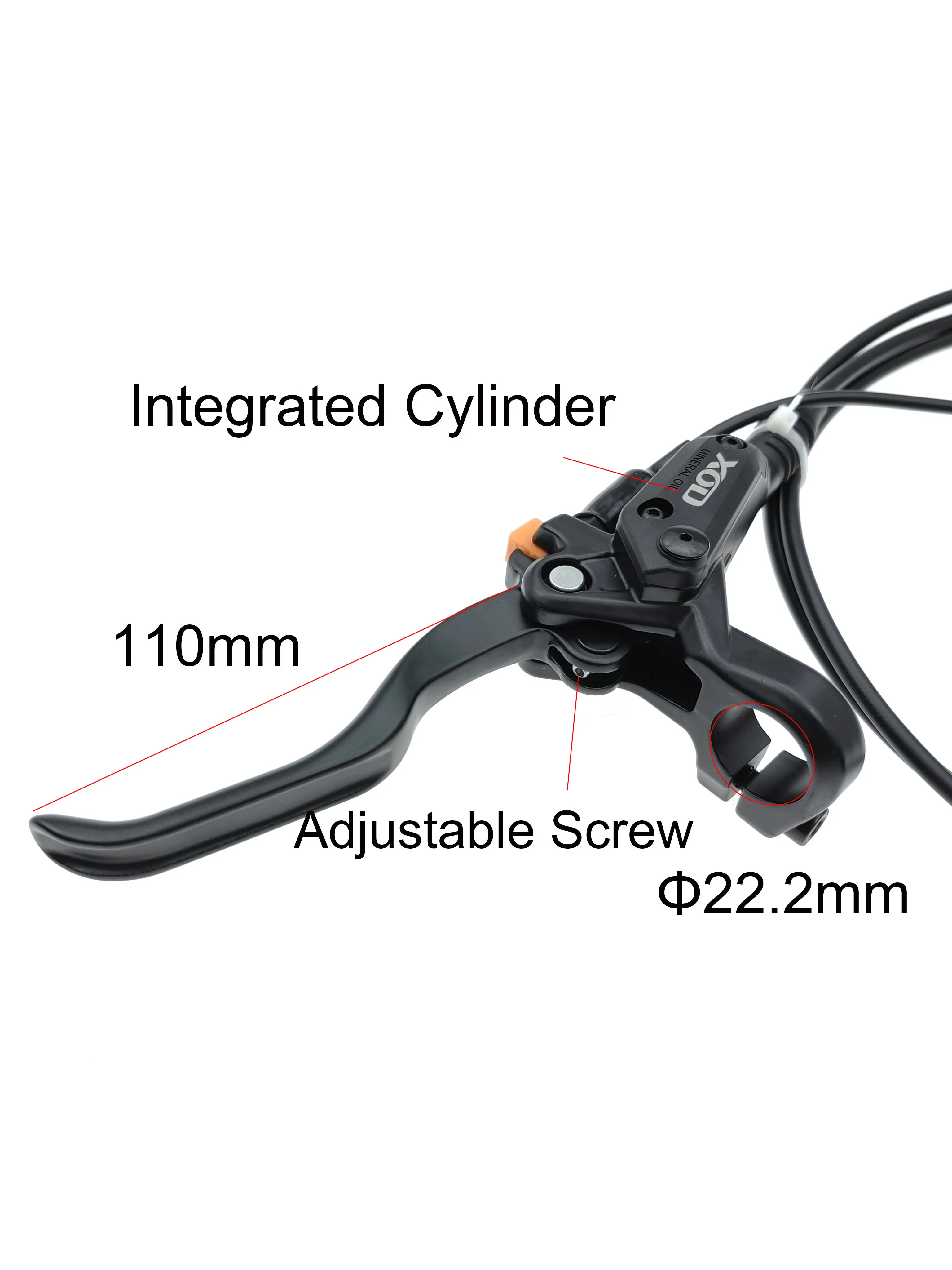 XOD E-Bike Electric Folding Bicycle MTB Hydraulic Disc Brake Power Off For Driving Oil Disc Brake Of Bicycle Brake Caliper Parts