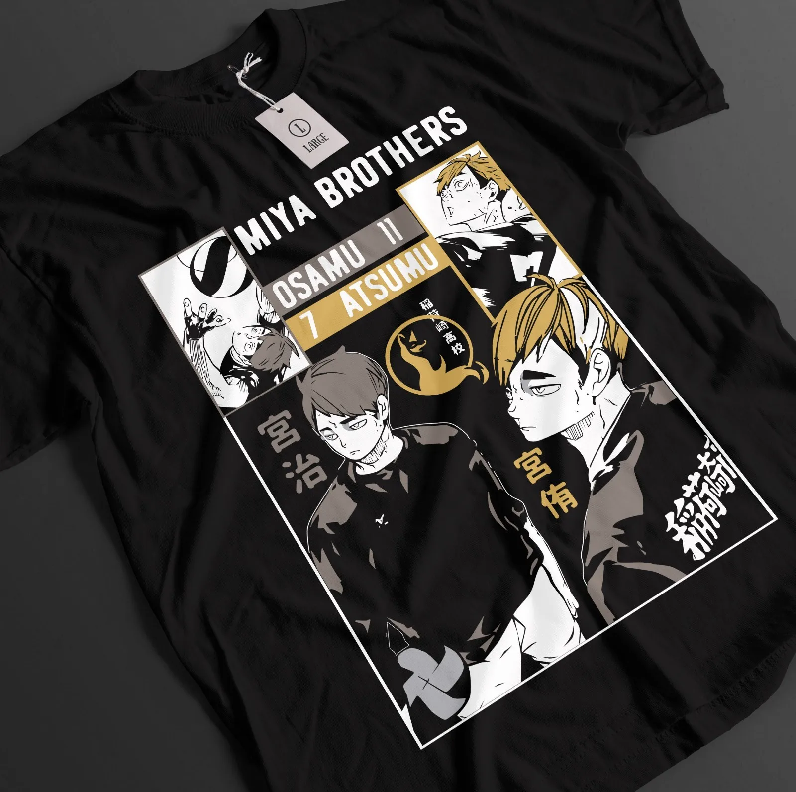 Haikyuu Shirt Shoyo Hinata Tshirt Kageyama T-Shirt Tsukki Kuroo Sport Anime Tee