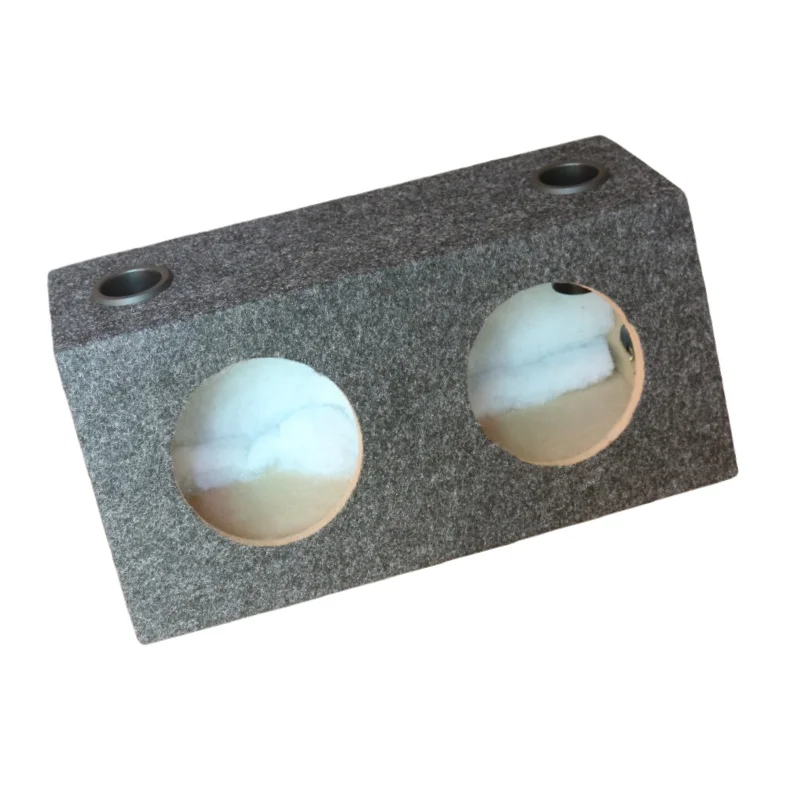 Car Subwoofer 6.5inch Chassis Shell Two-Position Conjoined Shell Ladder Shape Subwoofer Box