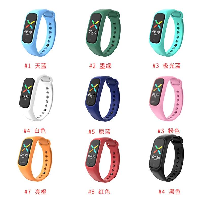 Silicone Wrist Strap for OPPO Band EVA Replacement Bracelet Wristband for Oppo Band Accessories