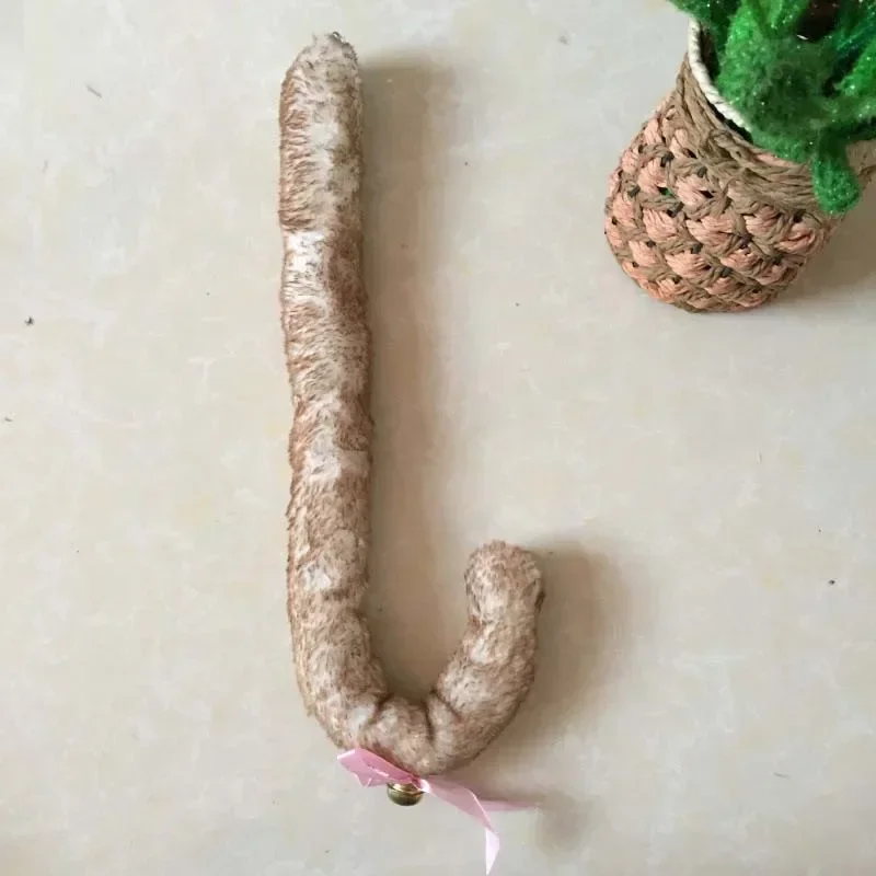 Queue de renard en peluche pour adultes et enfants, accessoires sexy, cloche, animal, chat, fête d'anniversaire, costume de cosplay, Halloween, Noël, T64