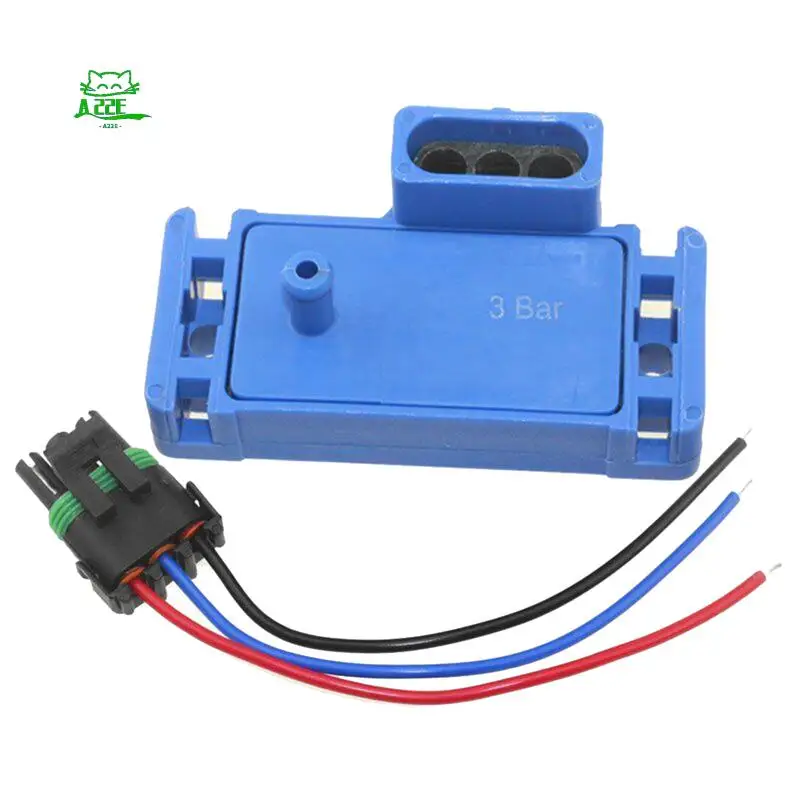 

Набор A22E-1 для GM 3 бара, 3 бара, датчик карты коллектора, Boost Turbo с проводом с косичкой 12223861 12219935