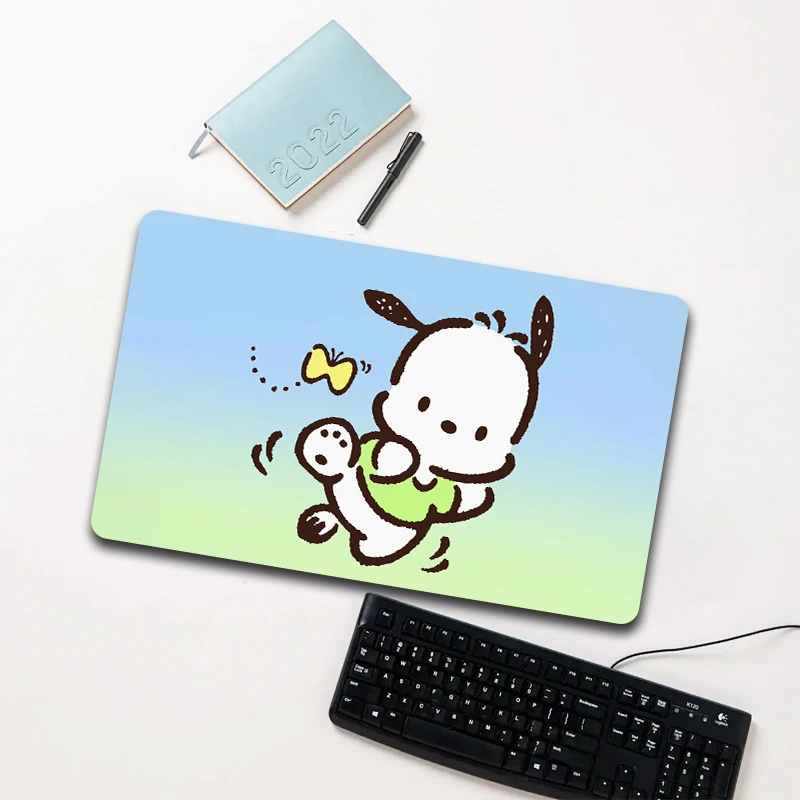 

Sanrio Pochacco Butterfly Gradient Mouse Pad Large Non-slip Waterproof Desk Mat for Computer Laptop