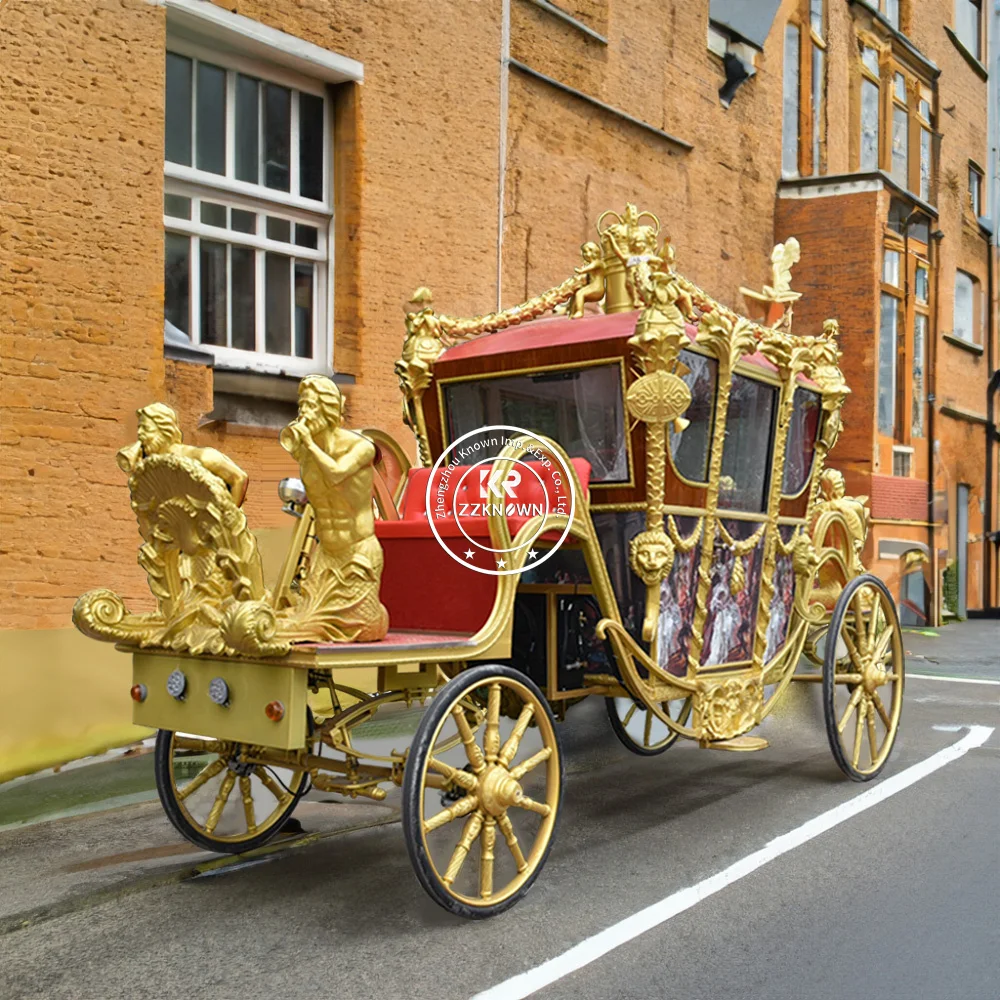 High Quality Victoria Horse Drawn Carriage Wagon for Sale New Style Wedding and Sightseeing Special Transportation