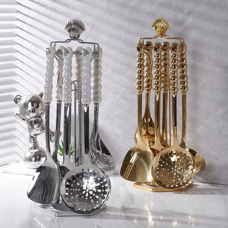ensemble-d'ustensiles-de-cuisine-en-acier-inoxydable-avec-manche-en-ceramique-style-luxe-leger-sept-pieces-cuillere-perlee-de-haute-valeur-spatule-domestique