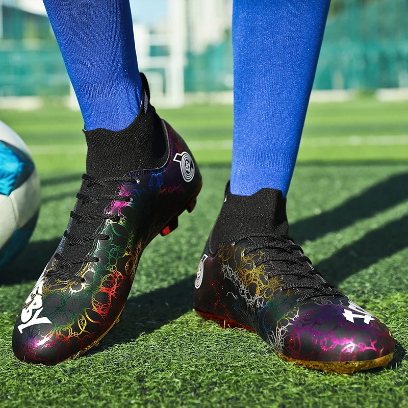 

Hot 2025 Professional Soccer Shoes Soccer Shoes Turf Professional Soccer Boots Ultra Lightweight Training Shoes Very Good