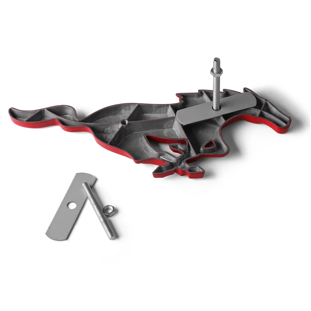 3D Zinklegierung Mustang Laufendes Pferd Emblem Frontgrill-Abzeichen für Ford Focus ST Mk2 Mk3 Mk7 Fiesta Kuga Kofferraum Dekorativer Aufkleber – Detail 2
