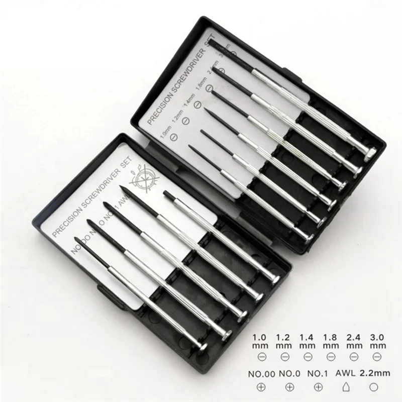 11Pcs Precision Mechanical Screwdriver Sets are Suitable for Electronic Products, Clock Tools, Model Making and Glasses.