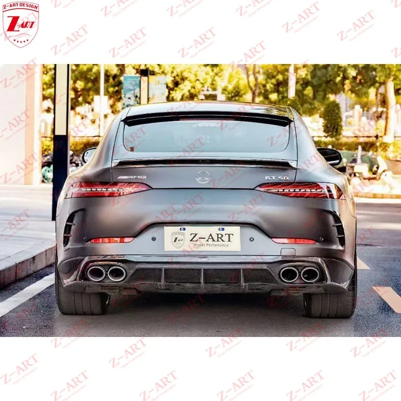 Z-ART AMG GT43 طقم هيكل من ألياف الكربون الجافة لمرسيدس بنز AMG GT53 Prepreg ألياف الكربون Aerokit لـ AMG GT 4 Door 2019+ #5