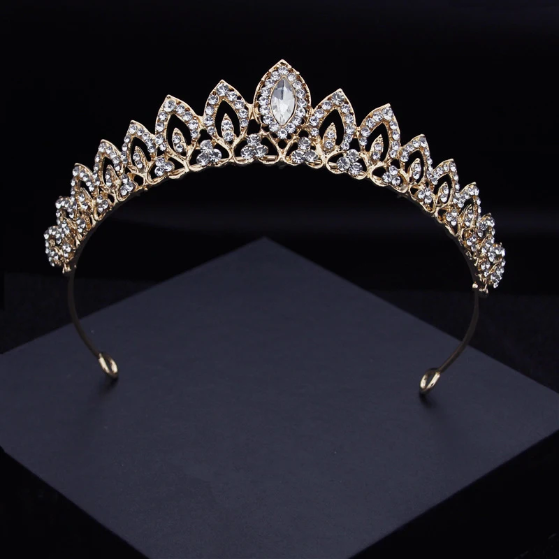 Fashion Crystal Bridal Jewelry Sets for Women Tiaras Earrings Necklace Crown Wedding Dress Bride Jewelry Set Accessories