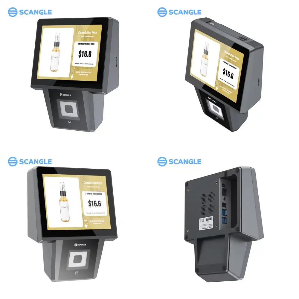 Scangle K1s Affordable Price Checker Reader 8 Inch Verification Terminal with Touch Screen Indicator for Supermarket Price