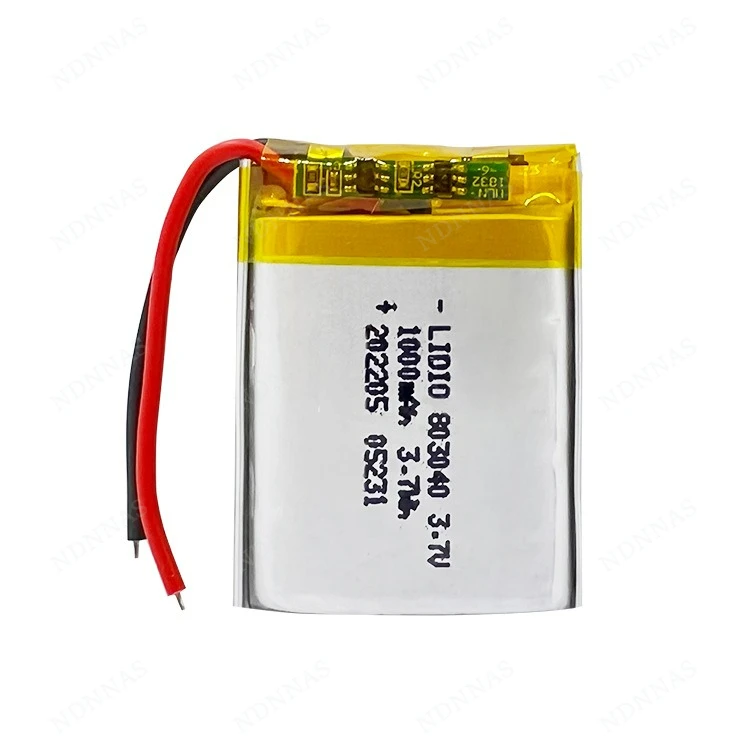 1-20pcs 3.7V 1000mAh 803040 Polymer Lithium Rechargeable Battery PH 2.0 2pin Plug for GPS Navigator MP5 Bluetooth Headset