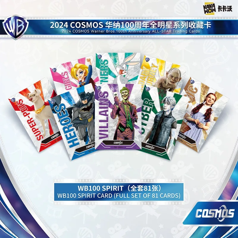 

Original Kakawow 2024 COSMOS Warner Bros 100th Anniversary Trading Card Album Binder All-Star Collection Collector's Edition