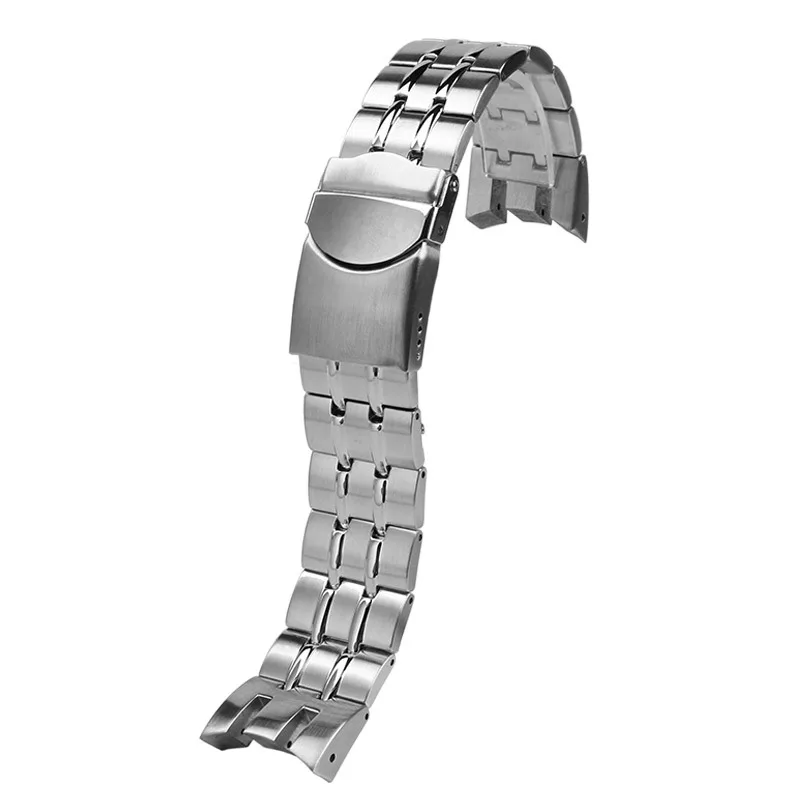 High Quality Solid Stainless Steel Watchband For Swatch YRS403 412 402G IRONY Men's Metal Watch Bracelets