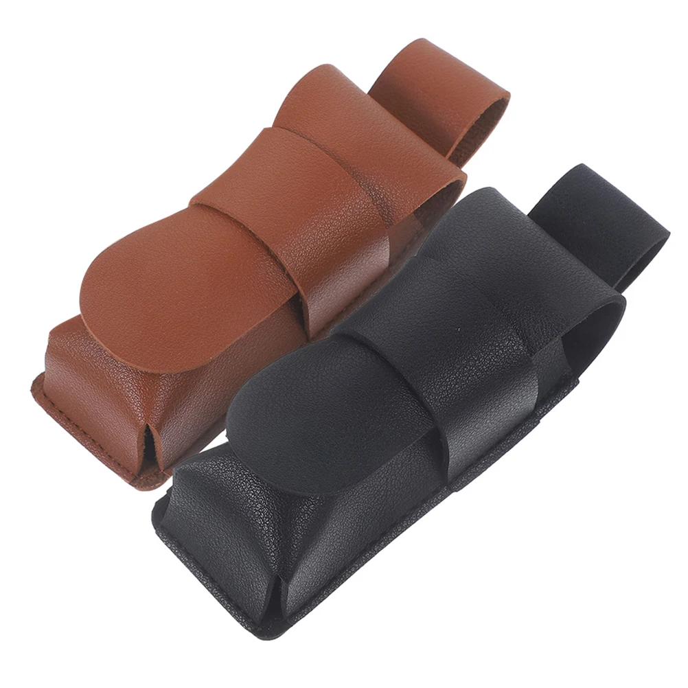 

2Pcs Harmonica Case Pu Fake Harmonica Pouch Portable Harmonica Storage Bag Holder