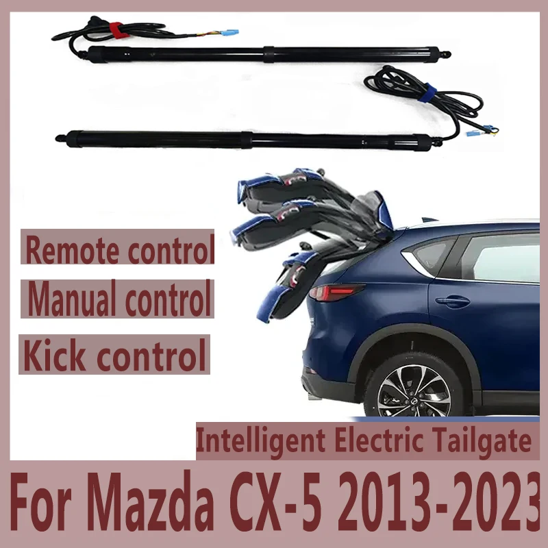 

Для Mazda CX-5 CX5 2013-2023, Модифицированная электрическая задняя дверь, модификация автомобиля, автоматический подъемный электродвигатель для багажника