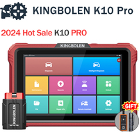 KINGBOLEN K10 PRO Bidirectionnal OBD2 Scanner ECU Coding 40+ Service CANFD FCA All System Diagnostic Tools 2 Year Free Update