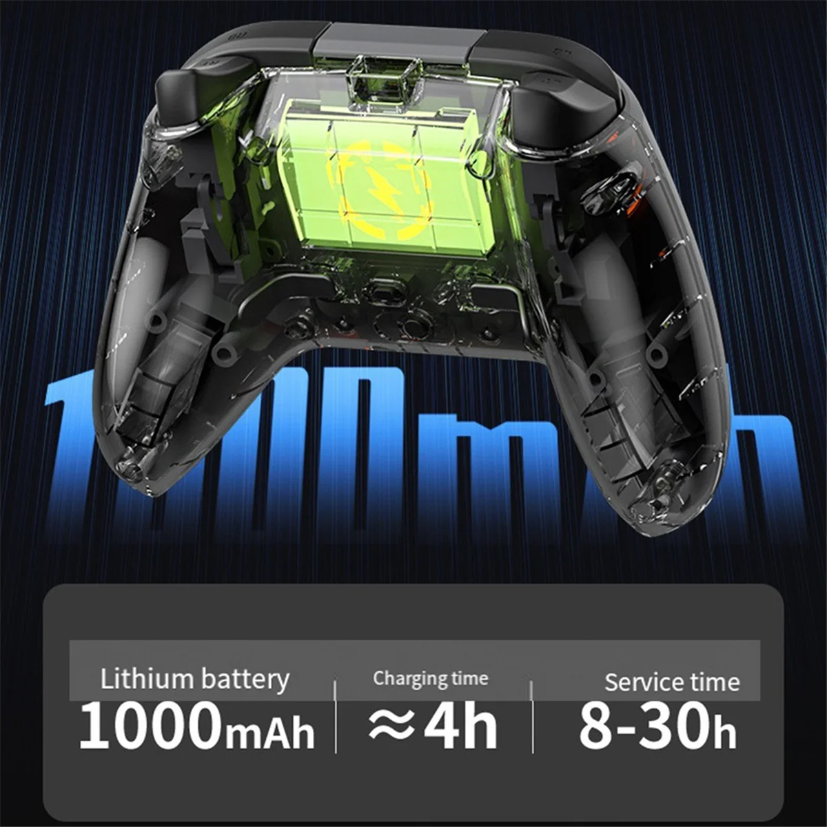 t06c-ワイヤレス-bluetooth-ジョイスティック-スイッチ-グレート-セージ-ジェネレーション-ゲームパッド-hd-振動マクロ-プログラミング-ホール-ジョイスティック-グレー