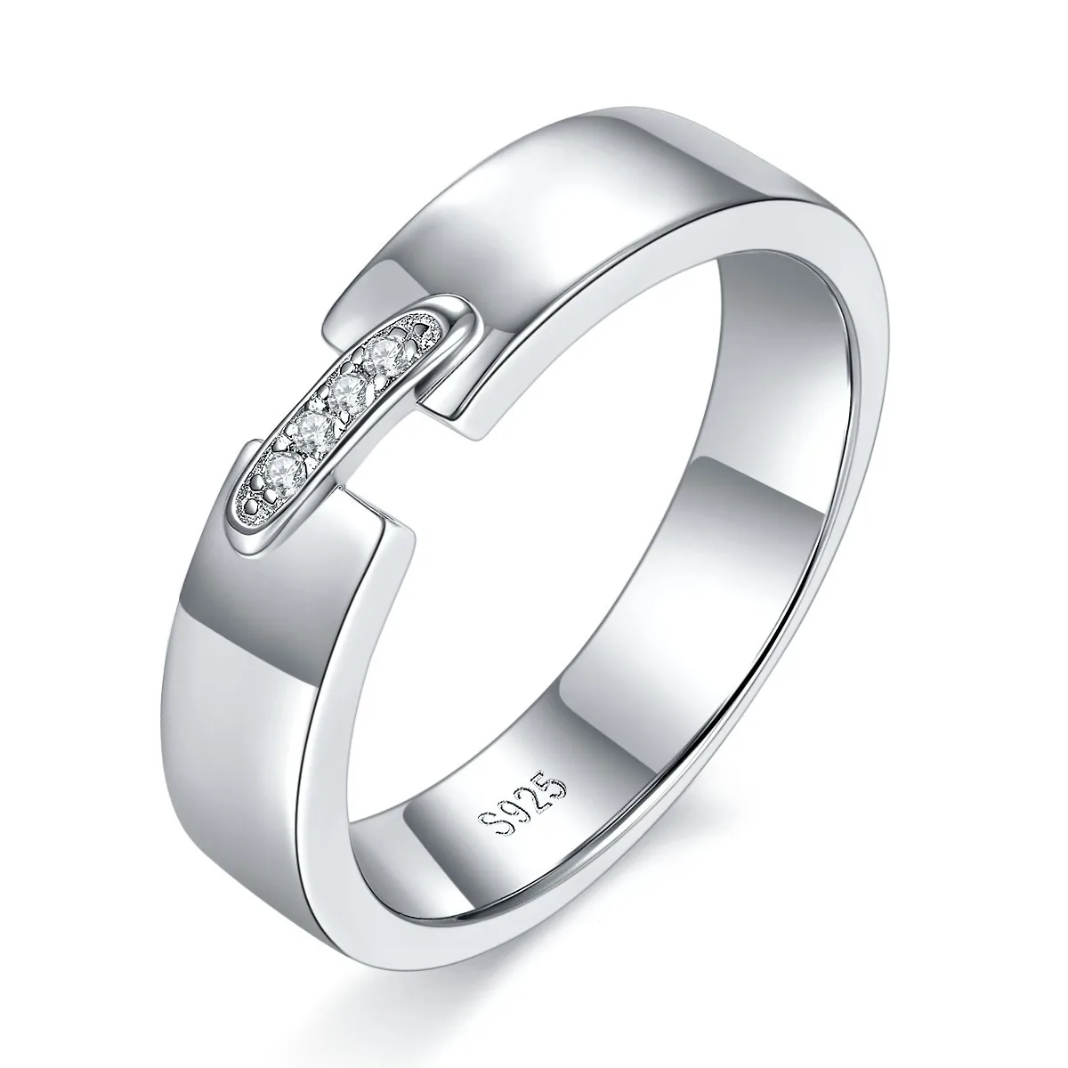 WUIHA 925 Sterling Silver D Color Real GRA Moissanite Diamonds Wedding Band Engagement Rings Ring Set Fine Jewelry Wholesale image 3