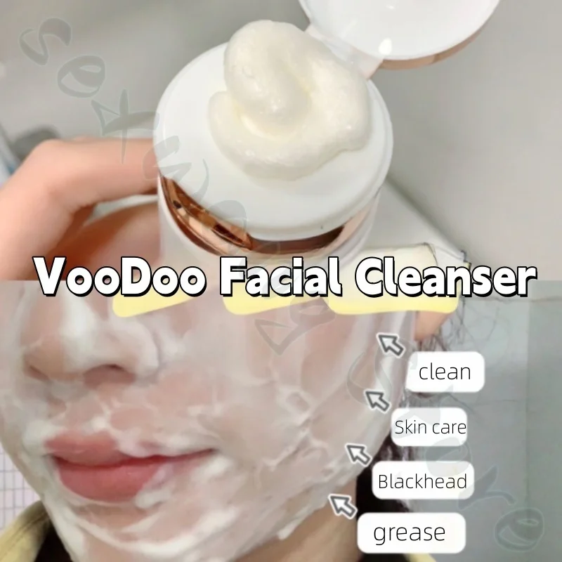 Pianka głęboko oczyszczająca i gęste ulepszenie porów zaskórników, demakijaż, nawilżenie i oczyszczanie twarzy dla mężczyzn i kobiet