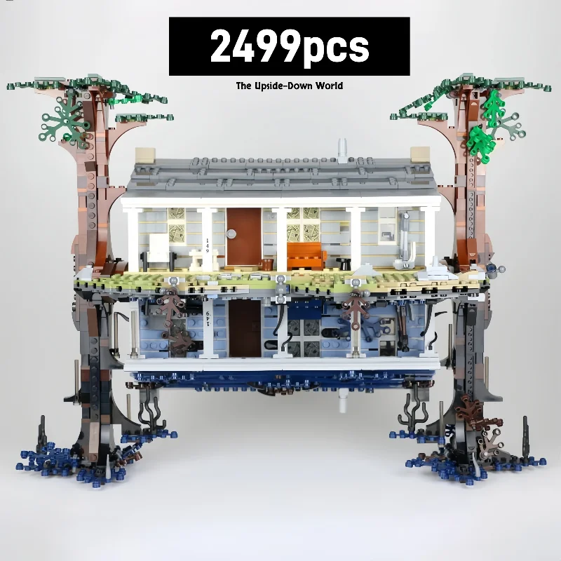 2499 قطعة مجموعة نماذج بناء ثلاثية الأبعاد رأسا على عقب |   مجموعة البناء الإبداعي للمراهقين البالغين |   هدية عيد الهالوين |   75810 #1