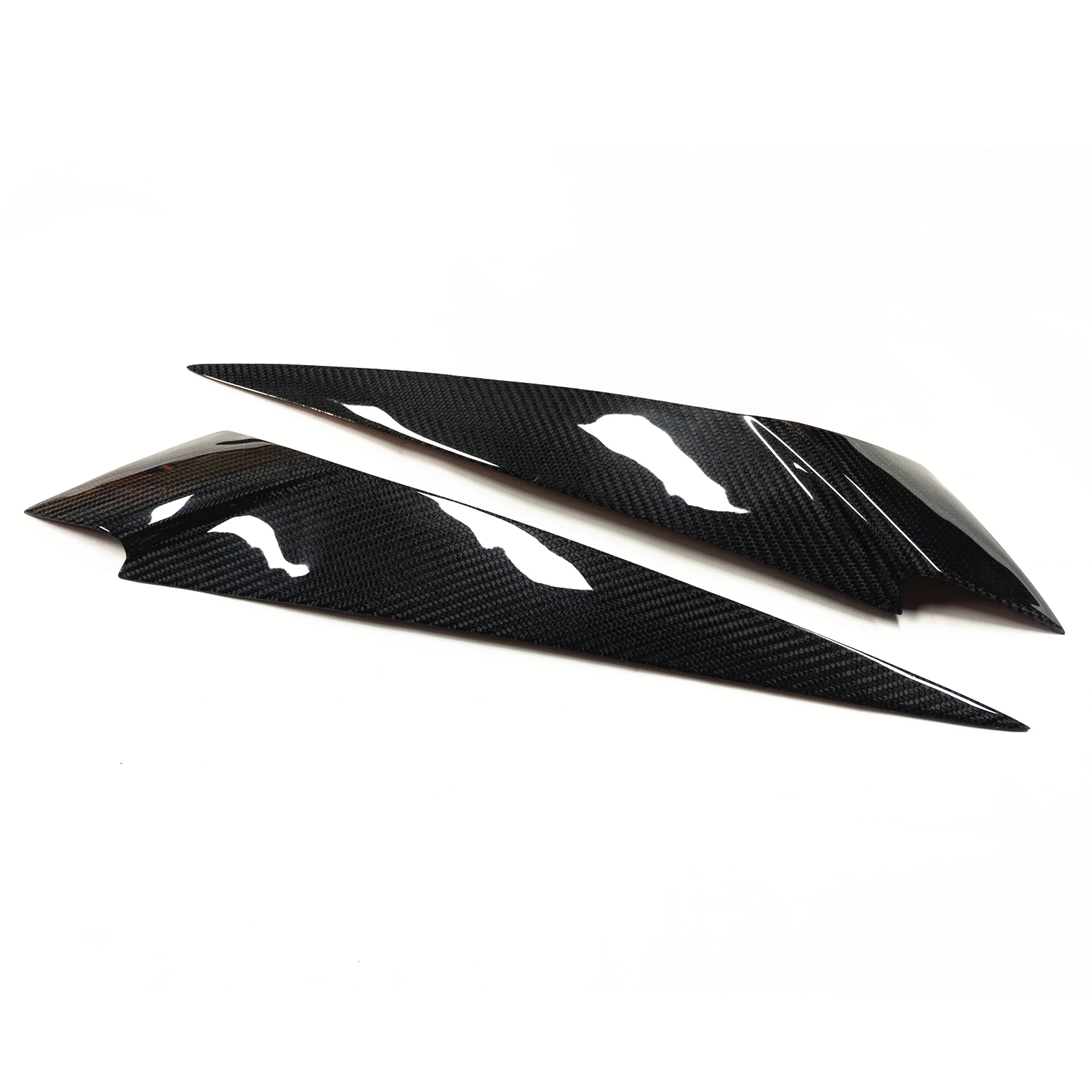 Headlight Eyelid Headlamp Eyebrow For BMW X1 E84 25i 28i 35i xDrive 2009-2015 Carbon Fiber Front Head Light Lamp Brow Cover Trim