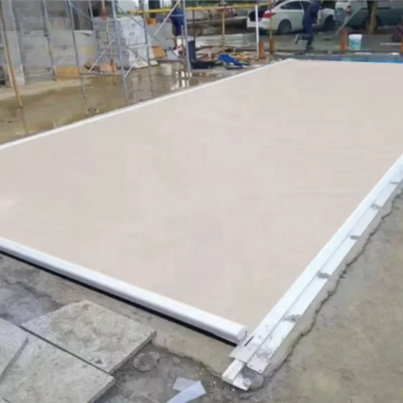 High Quality Custom Solid Safety Net Cloth for PVC In-Ground Outdoor Swimming Pools Hot Selling Dust Cover