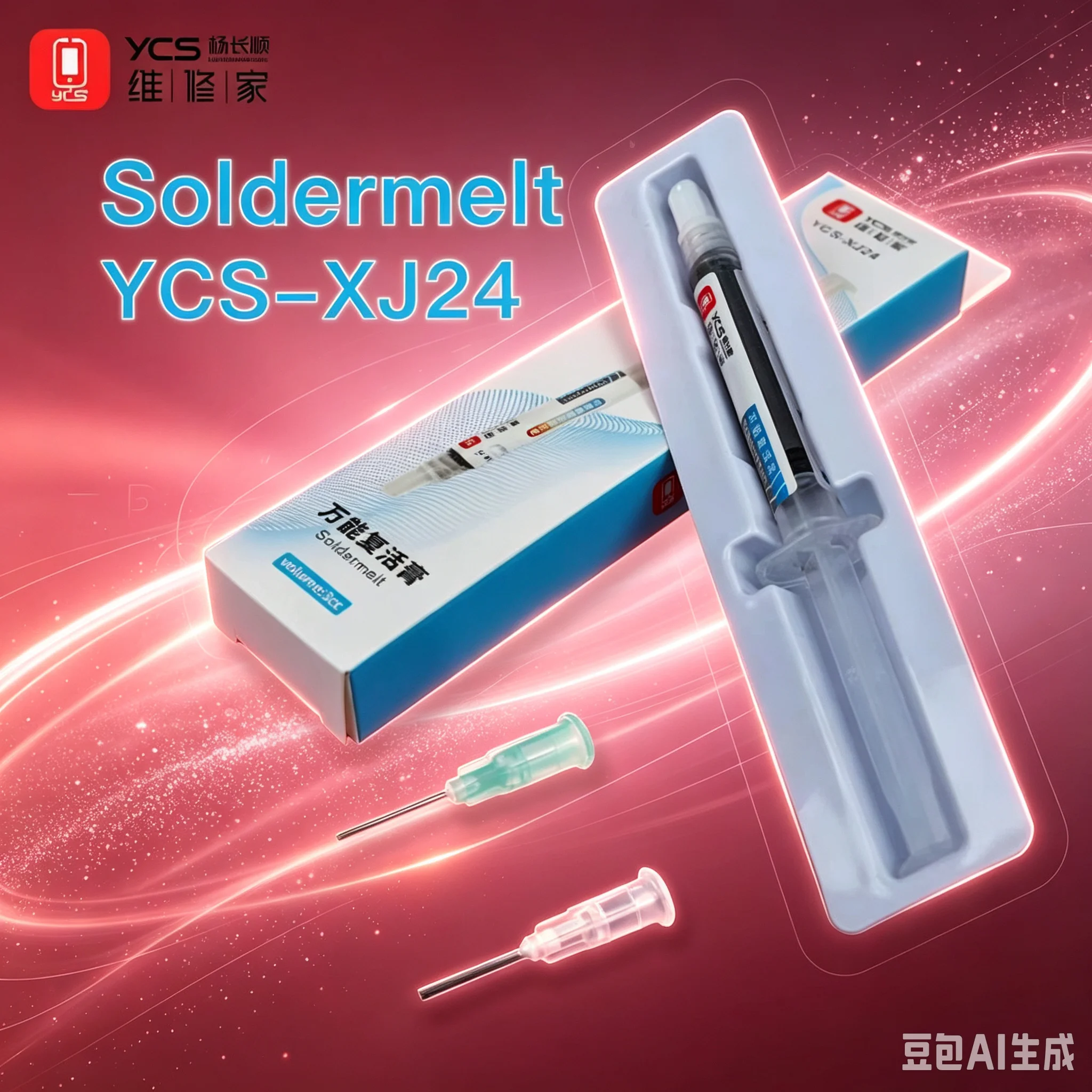 YCS M Y Solder Paste/Flux (3cc Syringe) Is Suitable for Repairing Oxidation on Mobile Phone PCBs, IC Pads, Charging Ports, and I