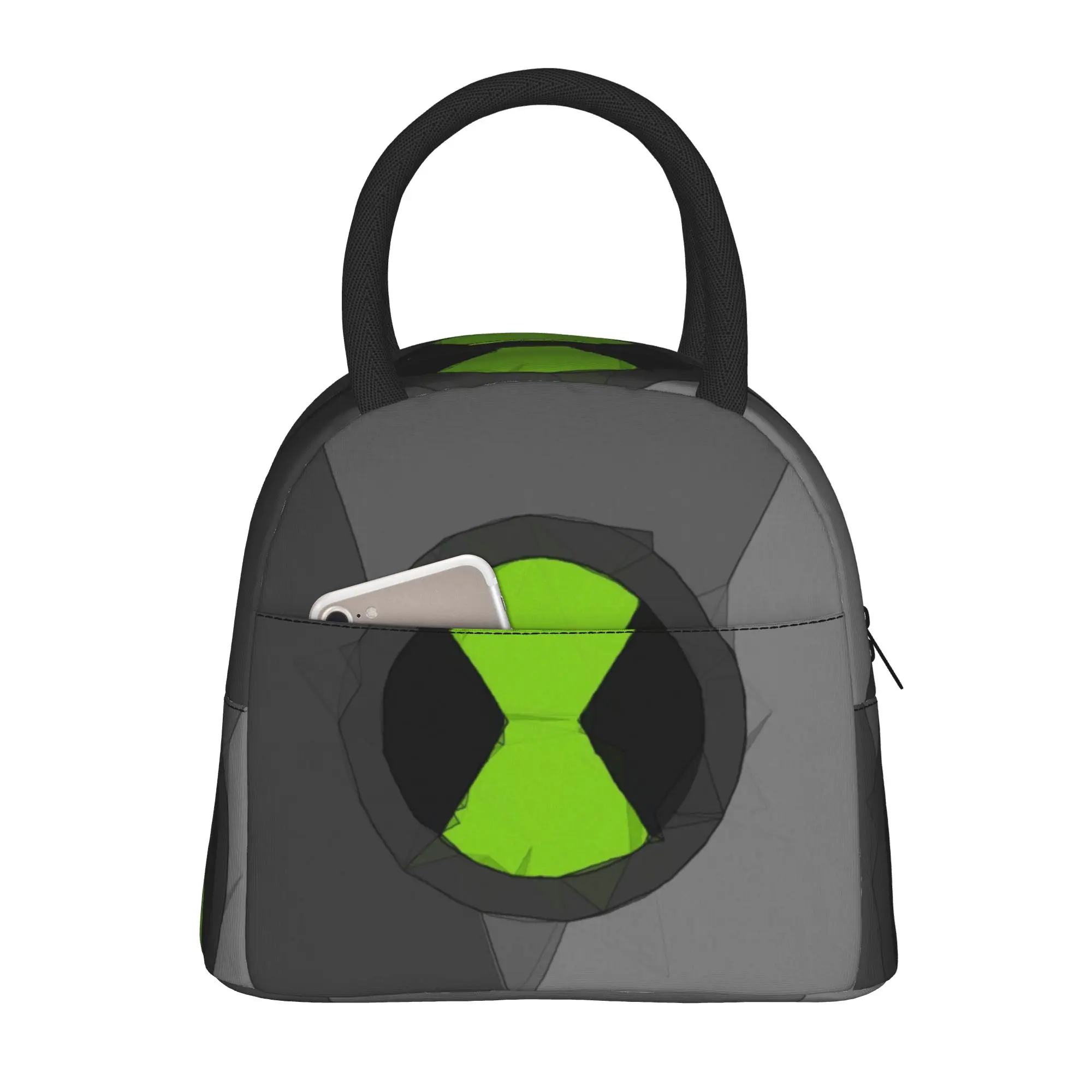 Back to school season  Snack Bag Ben 10 Omnitrix Logo Symbol Fashion Super Quality Portable Leakproof Lunch Bag
