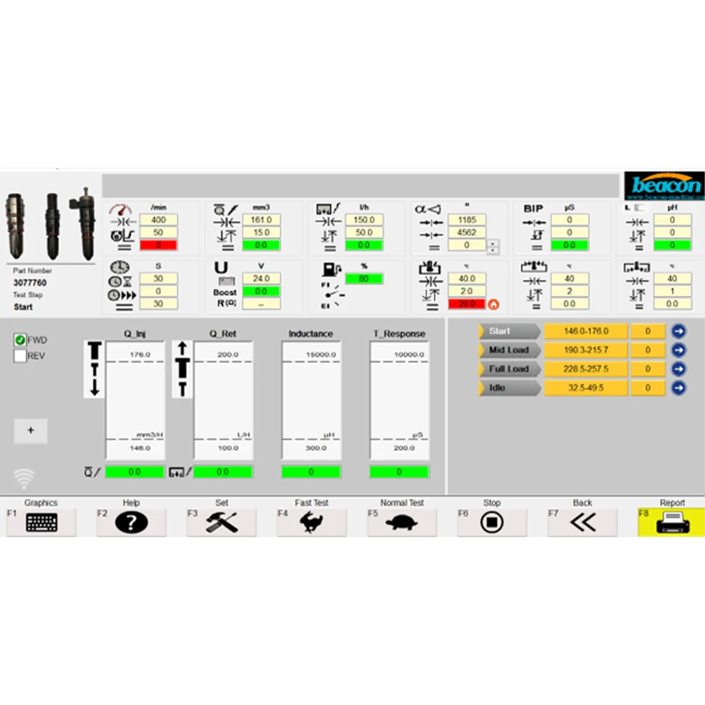 Diesel Test Bench Remote System Upgrade Common Rail Injector And Pump EUI EUP HEUI Testing Software For Diesel Test Bench CRS960