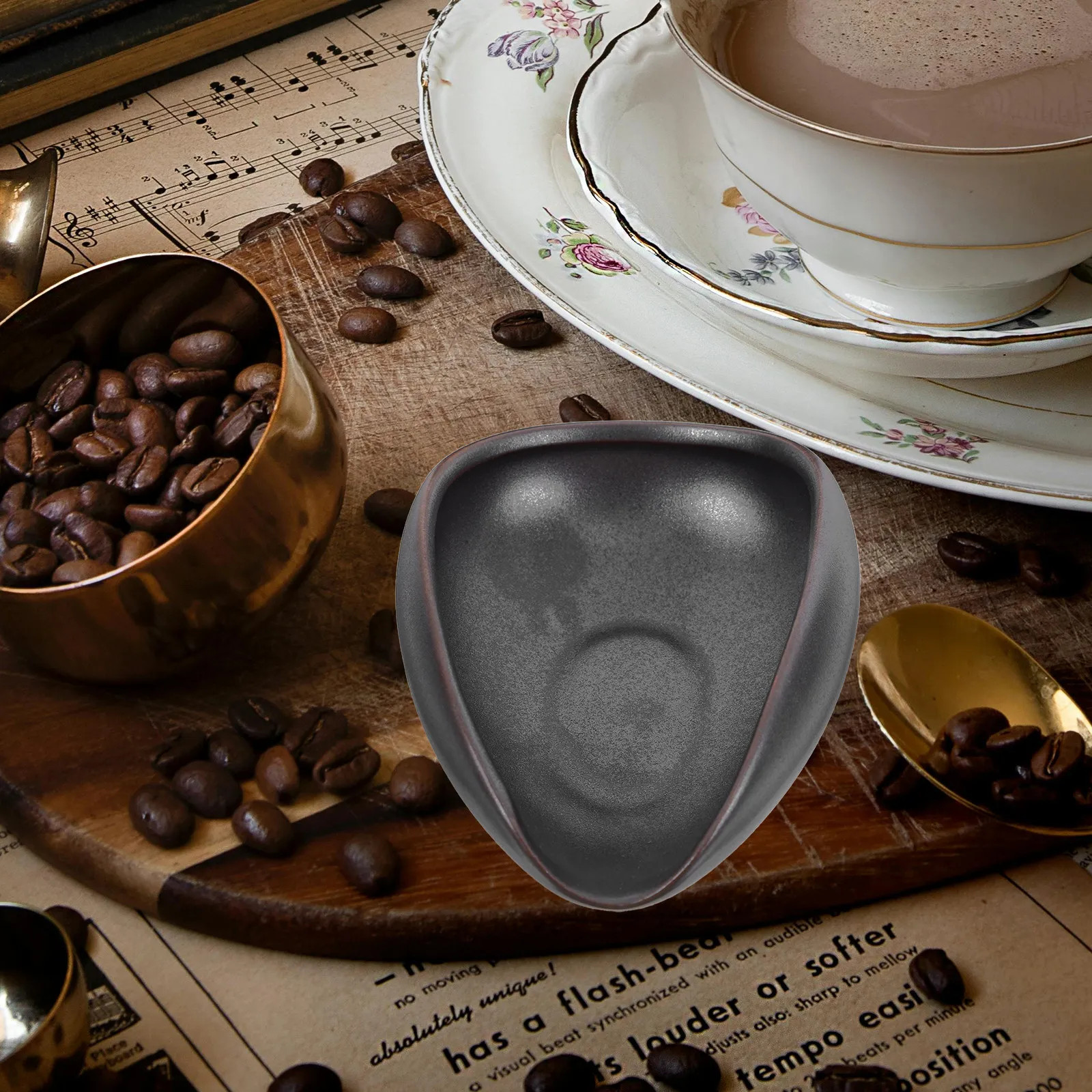Ceramic Coffee Bean Dosing Tra - đánh giá và giá Coffee Tea Leaf And Bean