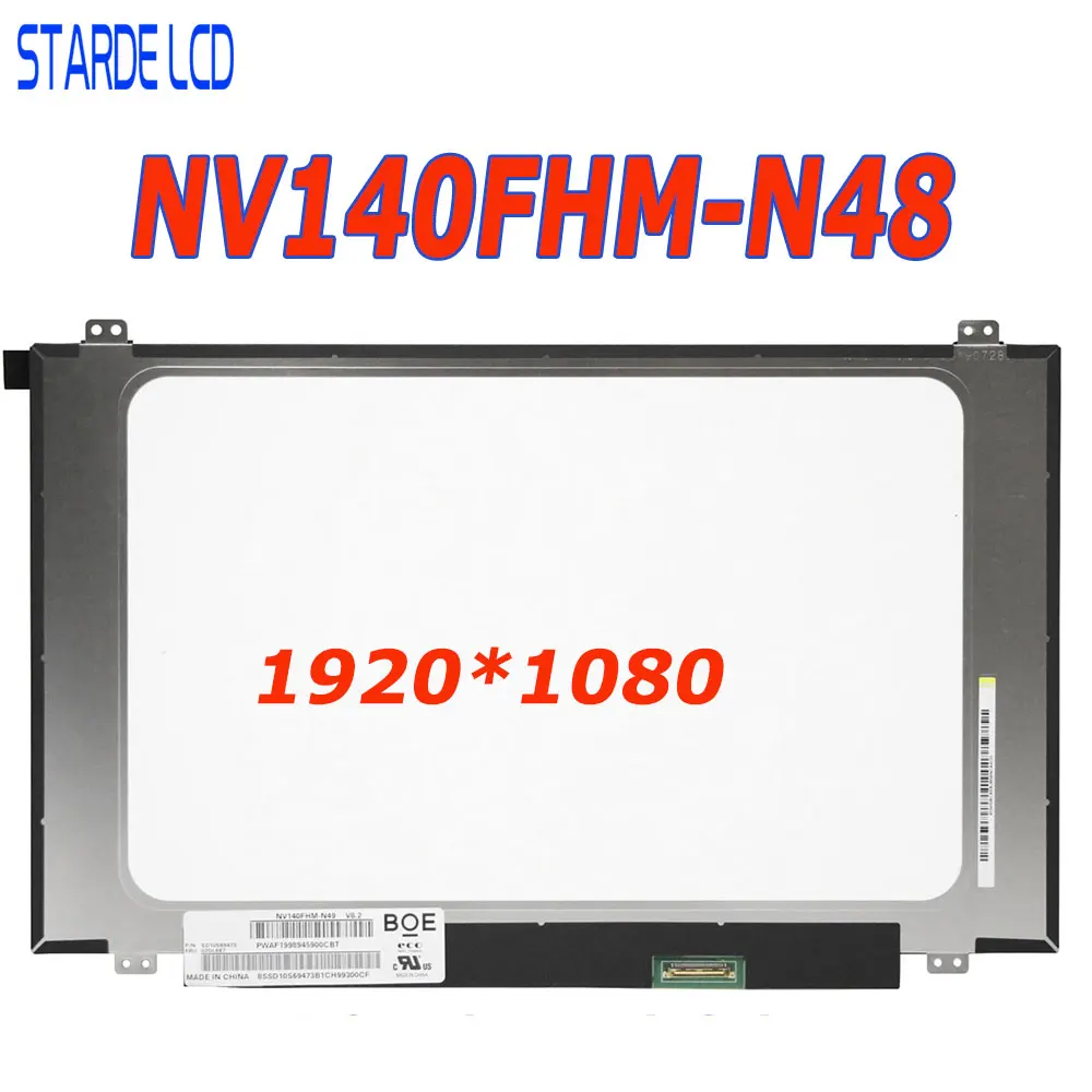 

14'' inch display For lenovo laptop IPS LCD Screen NV140FHM-N48 LP140WF7 SPB1 B140HAN04.2 FRU 01YN170 02DL762 1920*1080