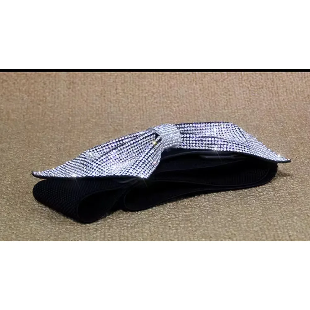 حزام فستان مزخرف للنساء من Bling Fashion مع حزام خصر مرن لامع من حجر الراين