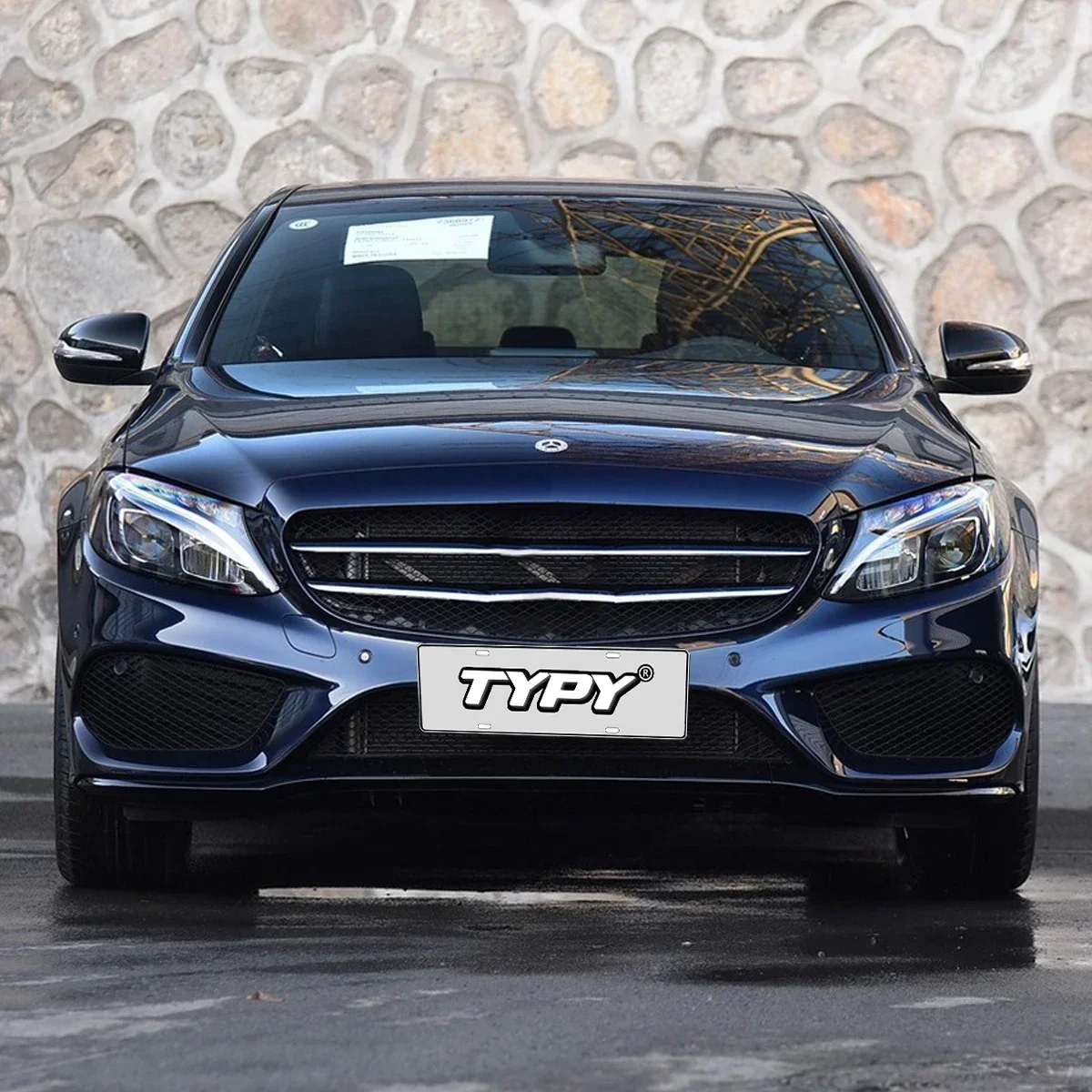 

New LED Headlight Modified Full Head Lamp For Benz C Class W205 2015-2018 Turn Signals Daytime Running Lights