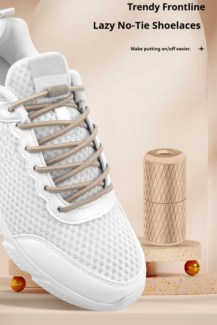 17 Farben, runde, elastische Schnürsenkel ohne Binden, mit Metallschnalle, für Sneaker, schnelle Schnürsenkel, Schuhzubehör, 1 Paar/2 Paar. – Detail 1